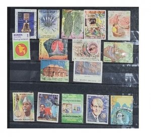 Bangladesh stamps - Beautiful 100+ stamps all different