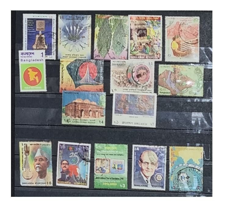 Bangladesh stamps - Beautiful 100+ stamps all different