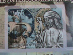 ​BURUNDI STAMP 2013 SC#1244-500TH ANNIV: COLUMBUS DISCOVER AMERICA-IMPERF-S/S