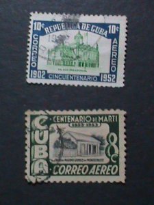 ​CUBA FAMOUS BUILDING IN CUBA STAMP USED- VF WE SHIP TO WORLD WIDE.