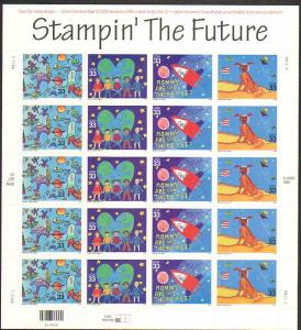 US #3414-17 Mint Sheet Stampin' the Future 