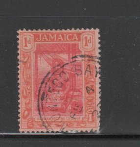 JAMAICA #76  1921  1p  ARAWAK WOMEN      F-VF  USED   c