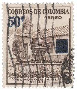 COLOMBIA 1959. AIRMAIL STAMP. SCOTT # C321. USED. # 2