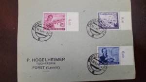 O) 1944 GERMANY,  FIELD POST IN THE EAST,  GILDER WORKSHOPS,  SURTAX FO THE POST