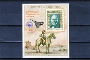 Argentina 1980 Rowland Hill/Concorde/UPU SS Imperf.#C1BA MNH VF