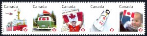 Canada Sc# 2503i MNH Strip/5 die cut 2012 Canadian Pride P
