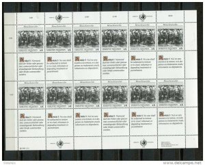 1989 (6) Shets The complete set of all three offices(NY  Geneva & Vienna) MNH  H