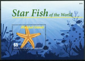 Marshall Islands Marine Animals Stamps 2020 MNH Starfish of World Seastar 1v S/S