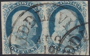 U.S. 9 Used PAIR F+VF (120618)