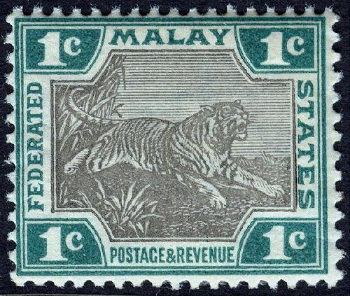 Malaya Fed States # 18a Mint  VF  NH Cat $ 3.75+ NH