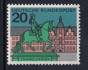 Germany  #876  MNH 1964  State Capitals 20pf  Dusseldorf