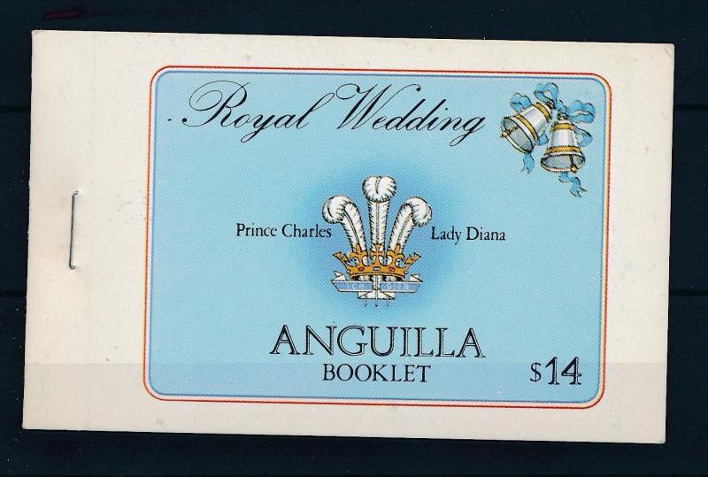 [50030] Anguilla 1981 Royal wedding Lady Diana Charles Booklet MNH Sheet