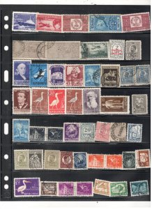 ROMANIA COLLECTION ON STOCK SHEET MINT/USED