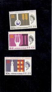 Hong Kong Sc# 231-33, MNH,  (S10798)