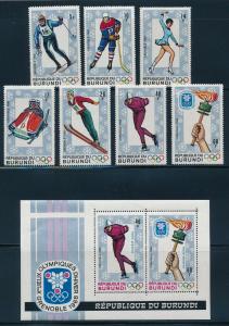 Burundi - Grenoble Olympic Games Set MNH (1968)