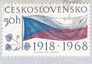Czechoslovakia Flag red 30h (AP128721)