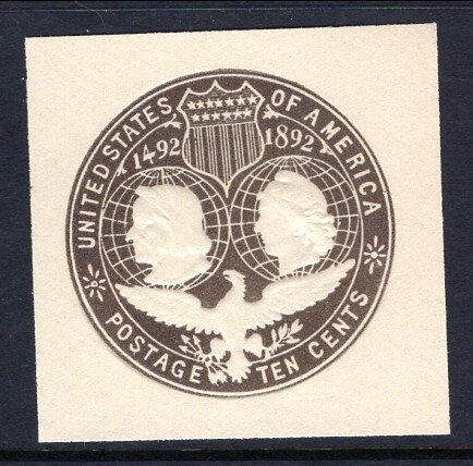 US U351 Cut Square Unused NH VF