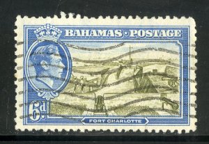 BAHAMAS 107 USED SCV $1.25 BIN $.60 FORT CHARLOTTE