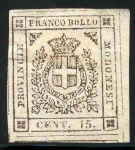 ITALY STATE MODENA SCOTT# 11 SAS# 13 MINT NO GUM CUT CLOSE AS SHOWN II 