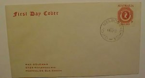 AUSTRALIA FDC VAN DIEMENS 1953 MELBOURNE