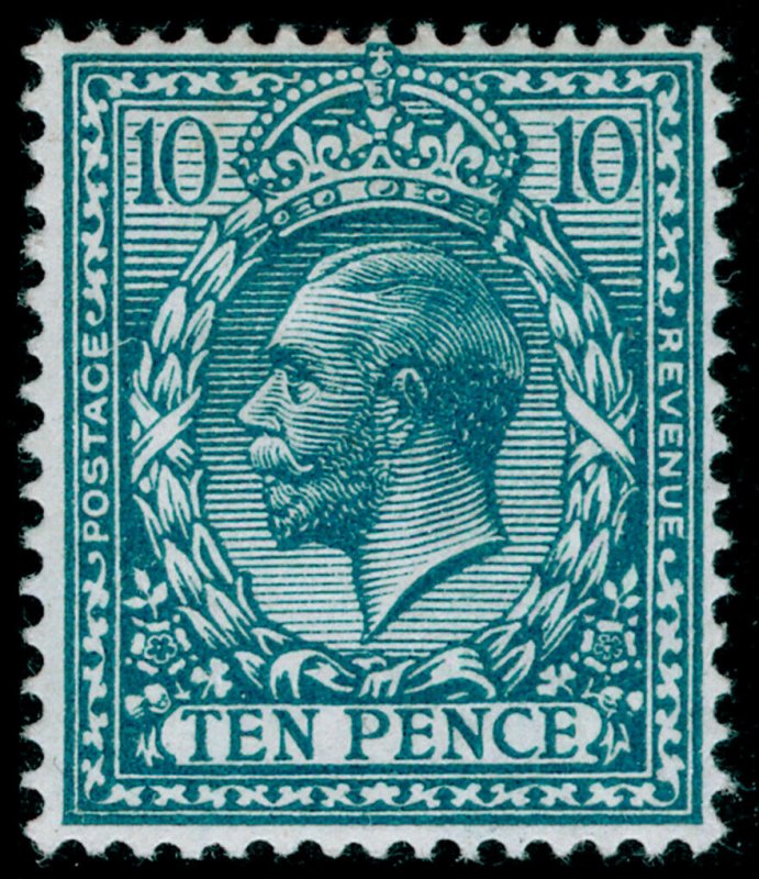 SG394 SPEC N31(-), 10d deep greenish blue, M MINT. UNLISTED.