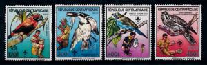 [77219] Central African Rep. 1988 Scouting Birds Vögel Oiseaux With OVP MNH