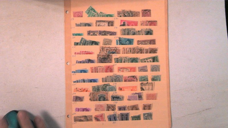 INDIA COLLECTION ON STOCK SHEET MINT/USED