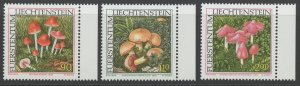 Liechtenstein 1193-5 ** mint NH mushroom (2401 402)