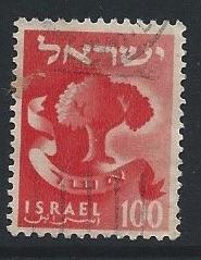 Israel  Scott # 112  used  single