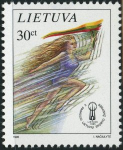 Lithuania #518 World Sports Games 30c Postage Stamp 1995 Mint LH