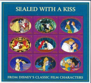 DISNEY GRENADA GRENADINES MINT NH 1959-70 SEALED WITH A KISS