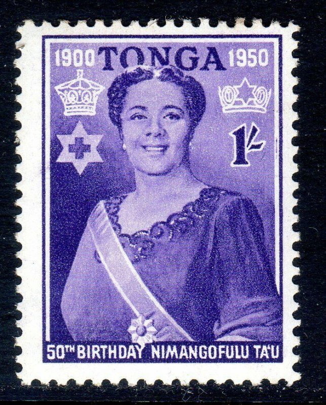 TONGA --  1950 -- SG 94  -   1/-   value     MM     