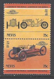 Nevis 306 mint hinged SCV $ 0.40 (RS)