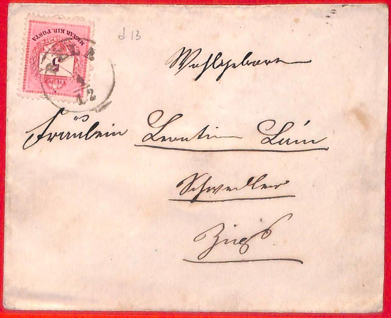 aa1932 HUNGARY Postal History COVER Europe Hungary, Stamp