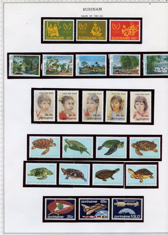 Very Nice Suriname, 20+ pages Lot 4