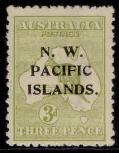 AUSTRALIA - New Guinea GV SG109, 3d greenish oive, VLH MINT. Cat £23.