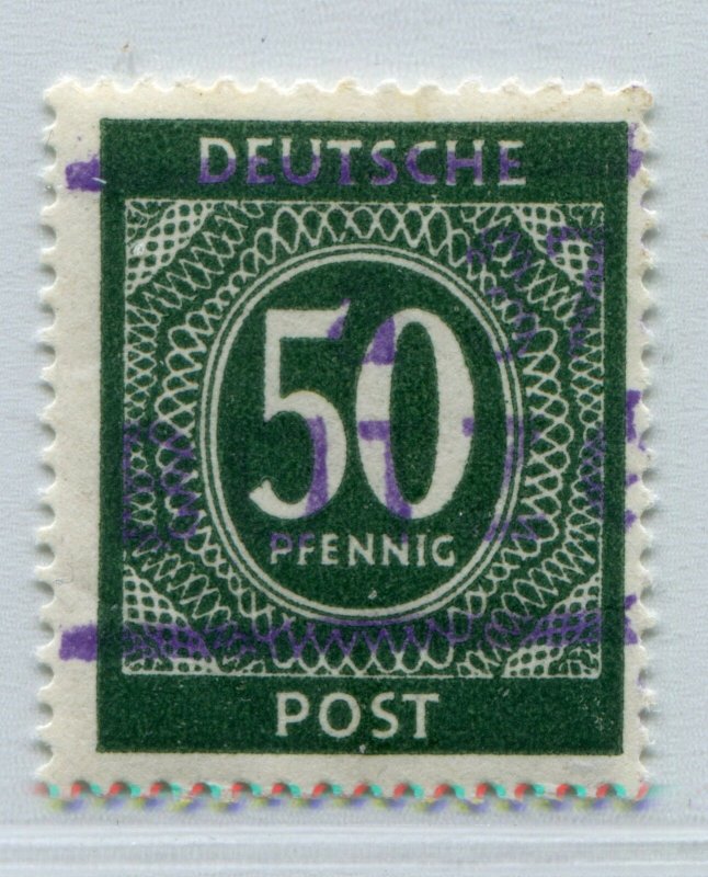 GERMANY SOVIET ZONE HOP BEZIRKSHANDSTEMPEL BEZIRK 37 I t VIII PERFECT MNH 058