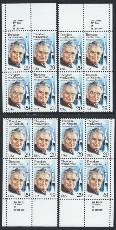 UNITED STATES SC# 2699 F-VF MNH 1992 MATCHING SET ZIP BK/4