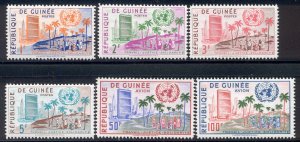 Guinea - 1959 set of 6 UN issue #190-3 C22-3 cv $ 3.40 Lot # 171