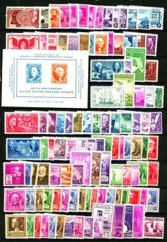 U.S. #MINT/MIXED CONDITION MOSTLY NH 