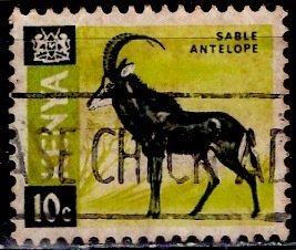 Kenya; 1966: Sc. # 21: O/Used Single Stamp