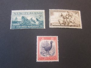 New Zealand 1956 Sc 313-5 Southland Cent. (3) set MNH