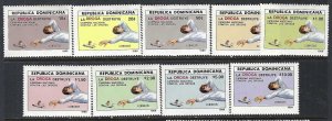 Dominican Republic 1051-59 MNH DRUGS Z2314-3