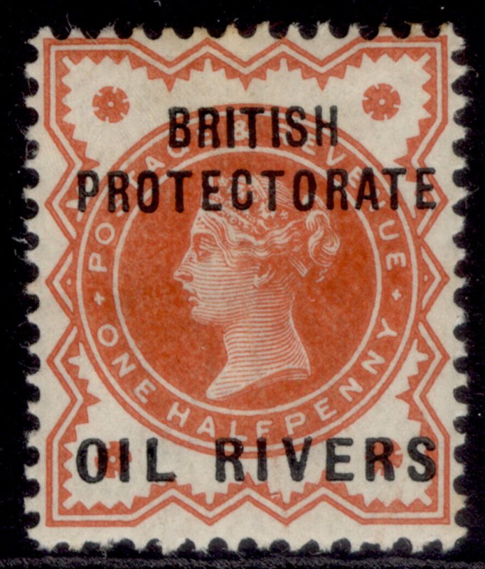 NIGERIA - Niger Coast Protectorate QV SG1, ½d vermilion, M MINT. Cat £21. 