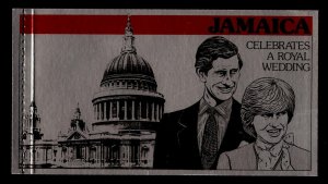 Jamaica 503 Booklet SB16 MNH Prince Charles, Princess Diana Wedding, Flowers