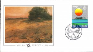 Malta, Worldwide First Day Cover, Europa, Art