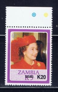 Zambia 415 NH 1987 Surcharge 