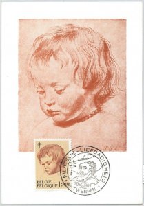 63410 -  BELGIUM - POSTAL HISTORY: MAXIMUM CARD 1963 -  ART antituberculosis