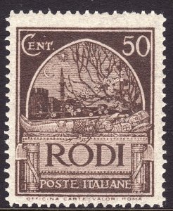 1932 Italy Aegean Islands Rhodes imprint 50c MNH SC# 60 CV $4.00