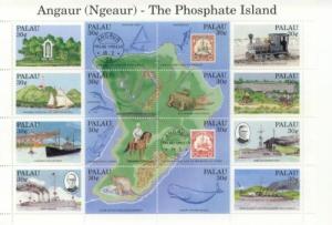 1991 Palau Angaur Phosphate Island MS16 (Scott 263) MNH